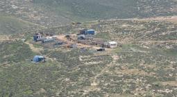 Shabtai's farm, one of many illegal outposts in the occupied West Bank. (Photo by Peace Now)