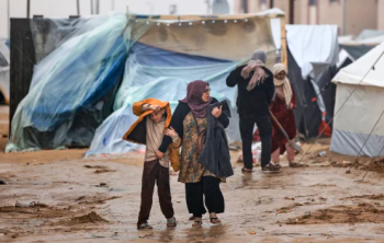 Winter winds lash the Gaza Strip, leaving displaced families struggling to survive in destroyed tents and freezing temperatures.